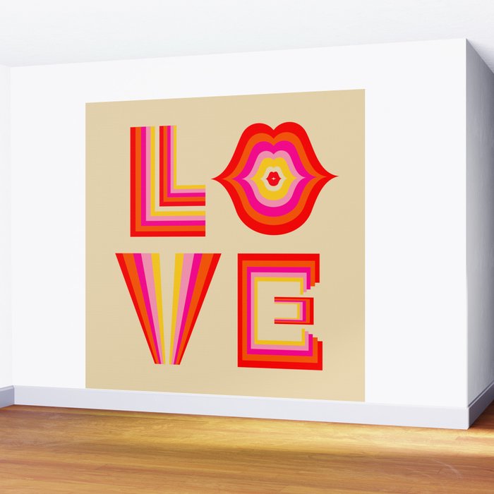 Love Wall Mural Gallery Image 2