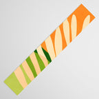Sunny Palm Frond in Orange and Green Table Runner Gallery Image 3