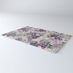 Botanical Flowers Purple Rug Gallery Image 3