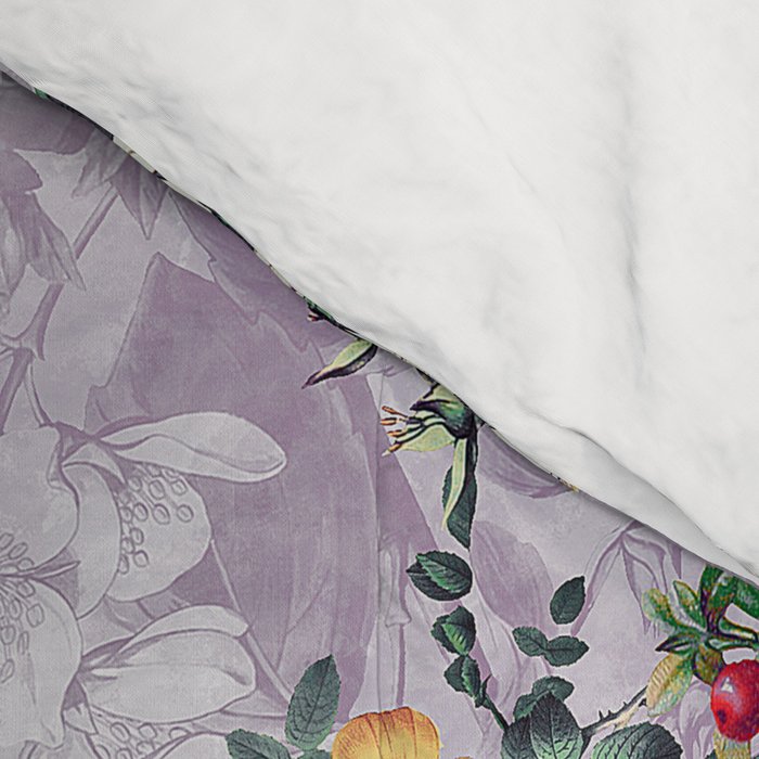 Botanical Flowers Purple Comforter Gallery Image 4
