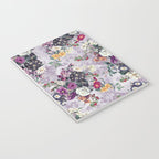 Botanical Flowers Purple Notebook Gallery Image 3