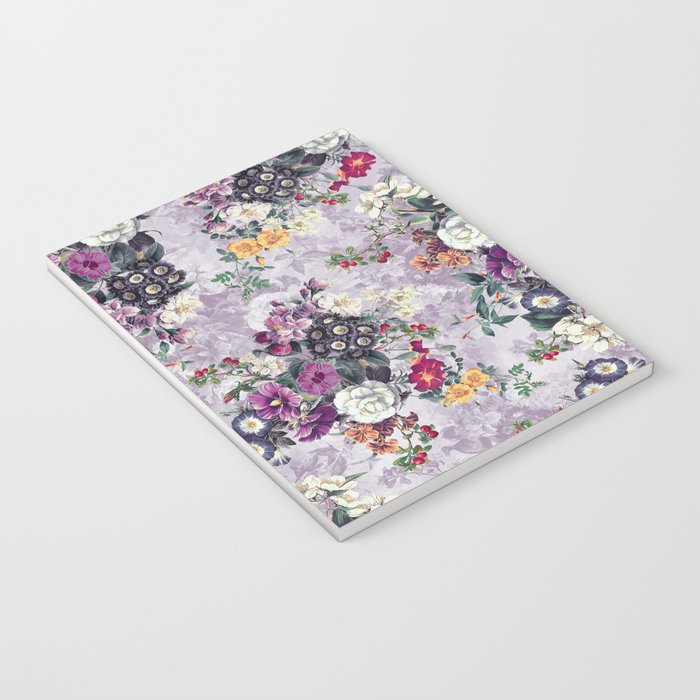 Botanical Flowers Purple Notebook Gallery Image 3