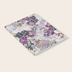 Botanical Flowers Purple Notebook Gallery Image 2