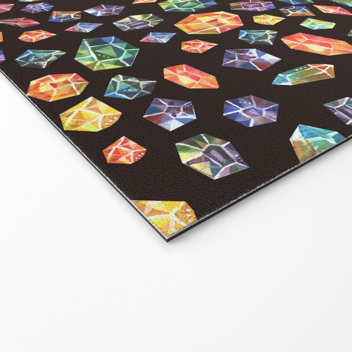 Pattern - watercolor gems Welcome Mat Gallery Image 2