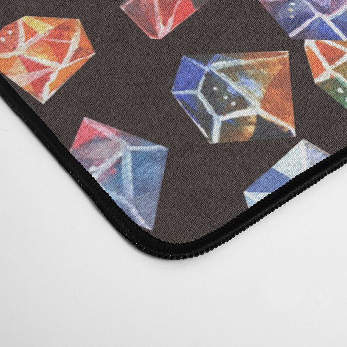 Pattern - watercolor gems Desk Mat Gallery Image 4