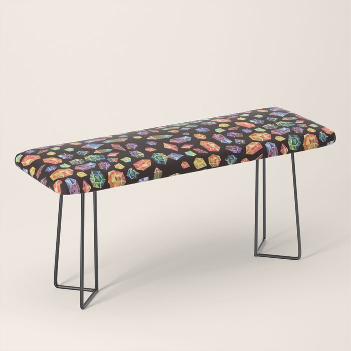 Pattern - watercolor gems Bench Gallery Image 1