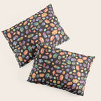 Pattern - watercolor gems Pillow Sham Gallery Image 3