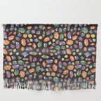 Pattern - watercolor gems Wall Hanging Gallery Image 1