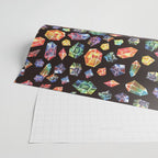 Pattern - watercolor gems Wrapping Paper Gallery Image 2