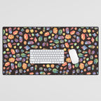 Pattern - watercolor gems Desk Mat Gallery Image 1