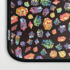 Pattern - watercolor gems Laptop Sleeve Gallery Image 3
