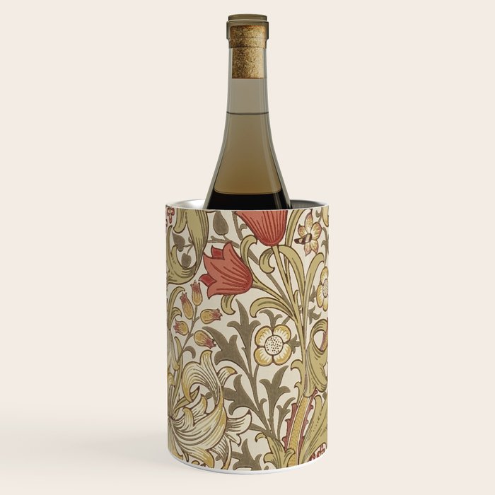William Morris Vintage Golden Lily Biscuit Brick  Wine Chiller Gallery Image 1