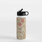 William Morris Vintage Golden Lily Biscuit Brick  Water Bottle Gallery Image 1