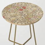 William Morris Vintage Golden Lily Biscuit Brick  Side Table Gallery Image 2