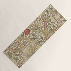 William Morris Vintage Golden Lily Biscuit Brick  Yoga Mat Gallery Image 1