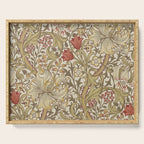 William Morris Vintage Golden Lily Biscuit Brick  Serving Tray Gallery Image 1