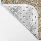 William Morris Vintage Golden Lily Biscuit Brick  Bath Mat Gallery Image 2