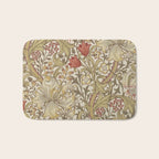 William Morris Vintage Golden Lily Biscuit Brick  Bath Mat Gallery Image 1