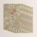 William Morris Vintage Golden Lily Biscuit Brick  Wrapping Paper Gallery Image 3