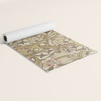 William Morris Vintage Golden Lily Biscuit Brick  Yoga Mat Gallery Image 2