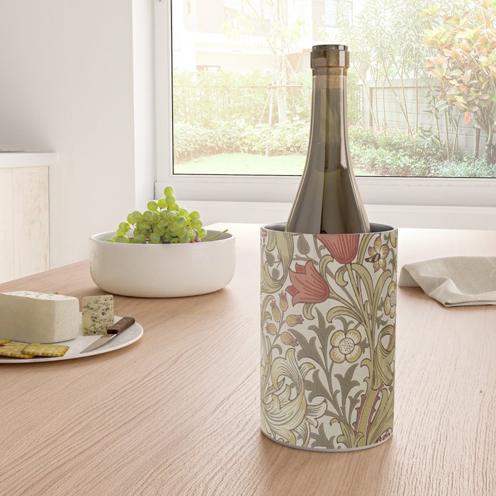William Morris Vintage Golden Lily Biscuit Brick  Wine Chiller Gallery Image 4