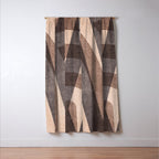ABSTRACT ALPHABET / Decorative M Window Curtain Gallery Image 3