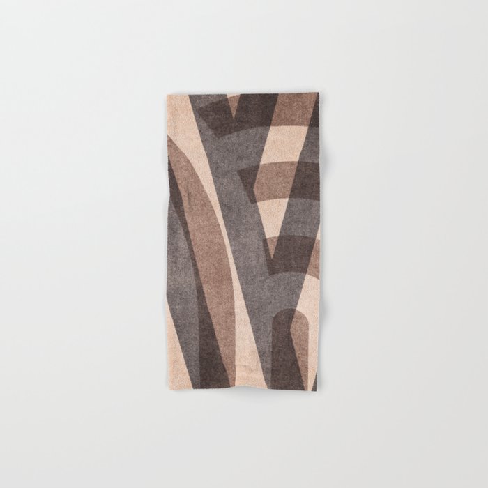 ABSTRACT ALPHABET / Decorative M Bath Towel Gallery Image 1