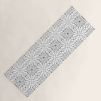 BW starry abstract mosaic B Yoga Mat Gallery Image 1