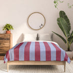 STRIPES - 005 - maroon and blue Comforter Gallery Image 3