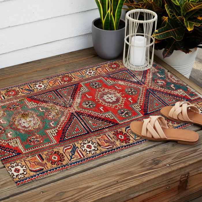 Innice Cappadocia Central Anatolian Rug Print Outdoor Rug Gallery Image 2