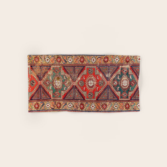Innice Cappadocia Central Anatolian Rug Print Bath Towel Gallery Image 1