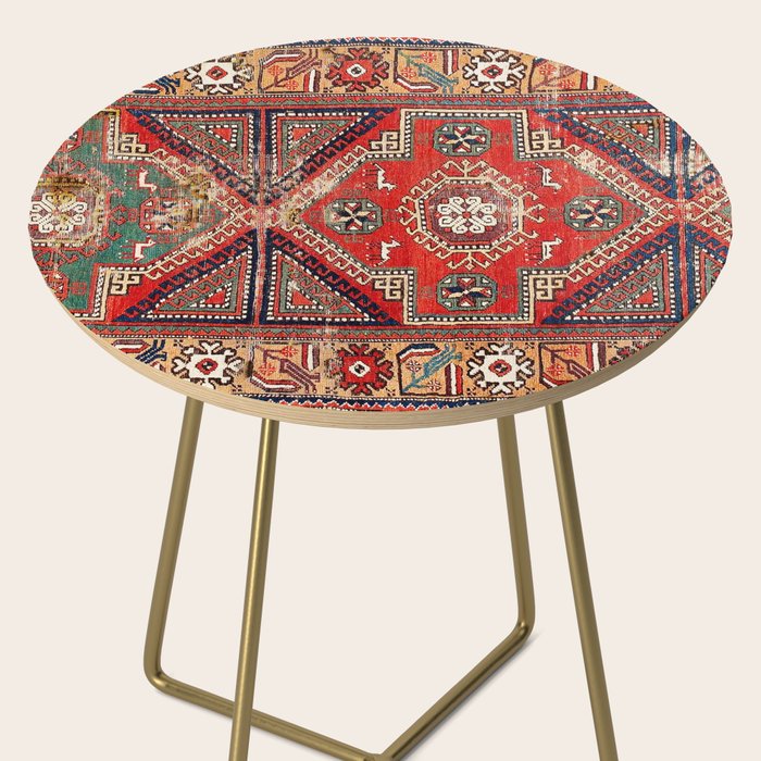 Innice Cappadocia Central Anatolian Rug Print Side Table Gallery Image 2