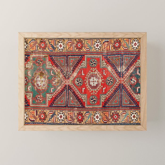 Innice Cappadocia Central Anatolian Rug Print Mini Art Print Gallery Image 1
