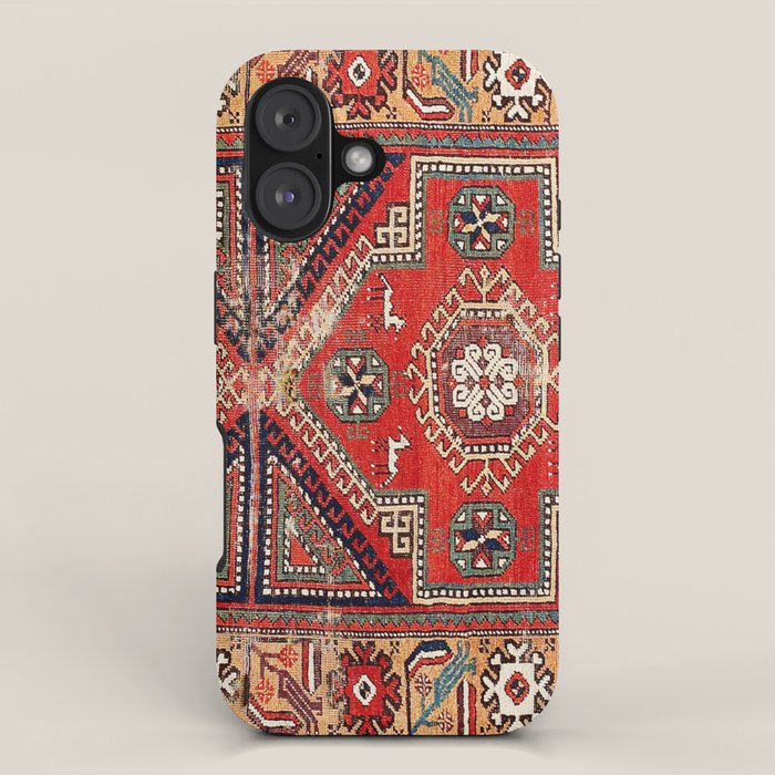 Innice Cappadocia Central Anatolian Rug Print iPhone Case Gallery Image 1