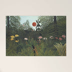 Henri Rousseau Virgin forest at setting sun Welcome Mat Gallery Image 1