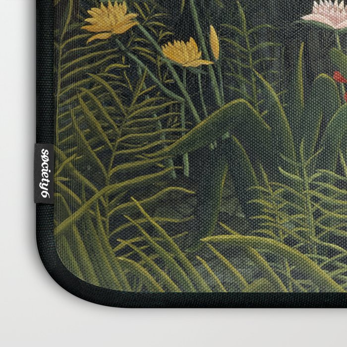 Henri Rousseau Virgin forest at setting sun Laptop Sleeve Gallery Image 3