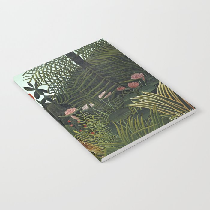 Henri Rousseau Virgin forest at setting sun Notebook Gallery Image 1
