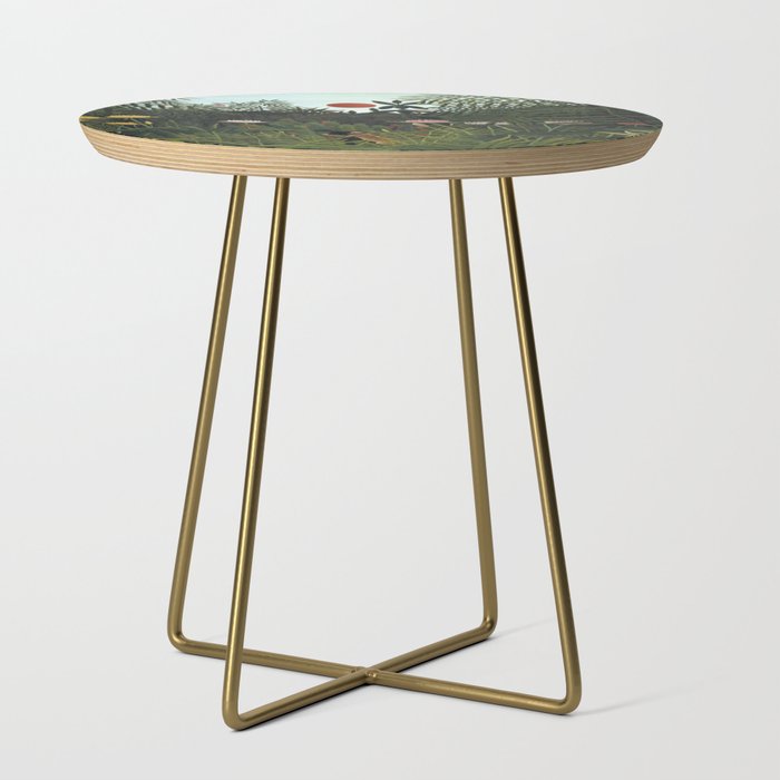 Henri Rousseau Virgin forest at setting sun Side Table Gallery Image 1