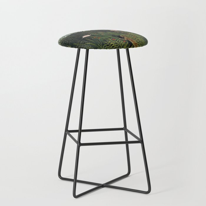 Henri Rousseau Virgin forest at setting sun Stool Gallery Image 1