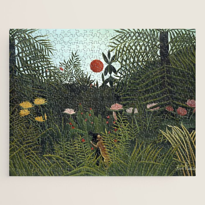 Henri Rousseau Virgin forest at setting sun Jigsaw Puzzle Gallery Image 1