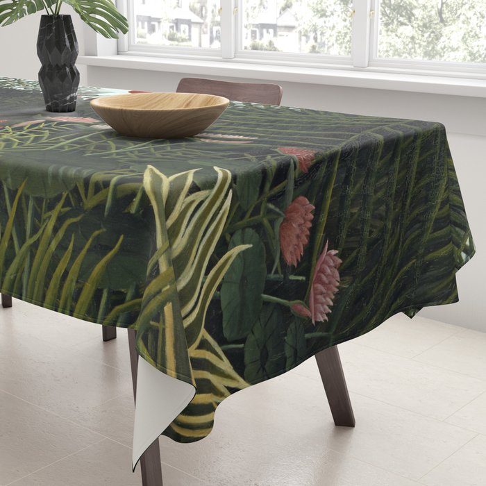 Henri Rousseau Virgin forest at setting sun Tablecloth Gallery Image 3