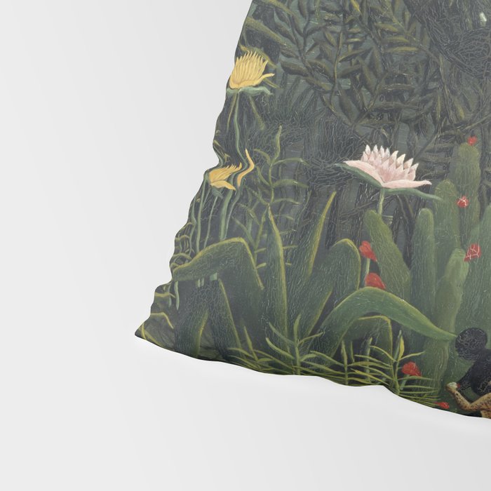 Henri Rousseau Virgin forest at setting sun Pillow Sham Gallery Image 4