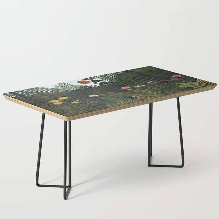 Henri Rousseau Virgin forest at setting sun Coffee Table Gallery Image 1