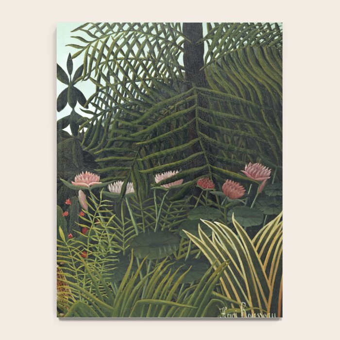 Henri Rousseau Virgin forest at setting sun Notebook Gallery Image 4