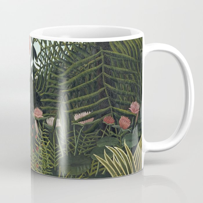 Henri Rousseau Virgin forest at setting sun Coffee Mug Gallery Image 1
