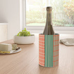 Mid Century Finnish Patchwork Vertical Stripe Pattern Wine Chiller Gallery Image 4
