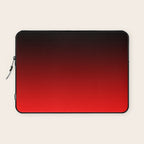 Black Red Neon Nights Ombre Laptop Sleeve Gallery Image 1