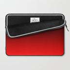 Black Red Neon Nights Ombre Laptop Sleeve Gallery Image 2