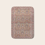 Enchanting Antique Persian Dusky Rose Bath Mat Gallery Image 1