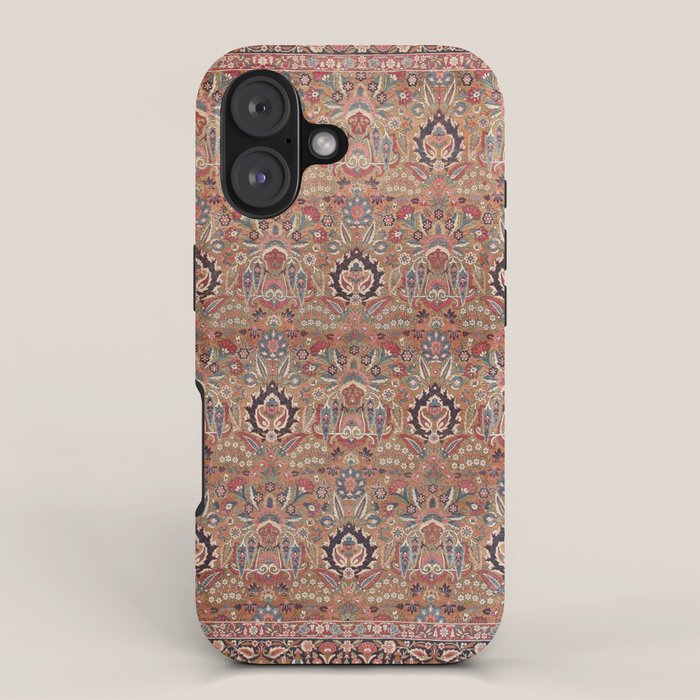 Enchanting Antique Persian Dusky Rose iPhone Case Gallery Image 1